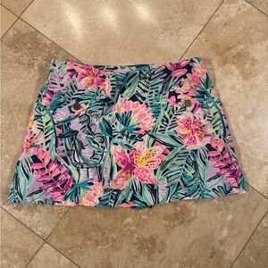 Lilly Pulitzer Skirt / Skort pink and blue Resort Wear Excellent Used Condition